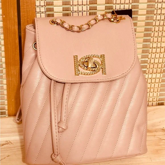 bebé Hera Mini backpack purse handbag in blush peachy pink  display picture 1